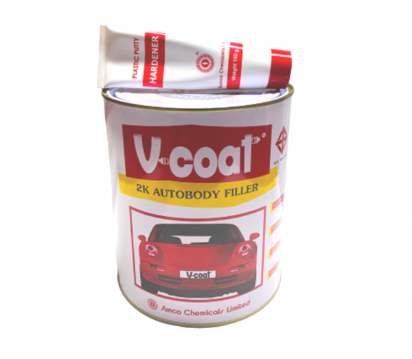 สีโป๊วแดง ตรา V-COAT